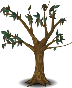 Cartoon Tree Illustration