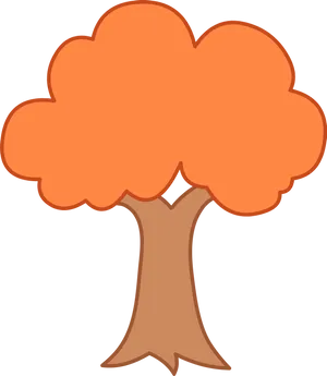Cartoon Tree Simple Background PNG