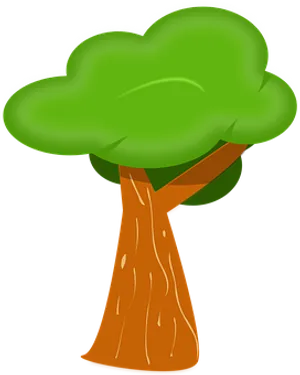 Cartoon_ Tree_ Vector_ Graphic