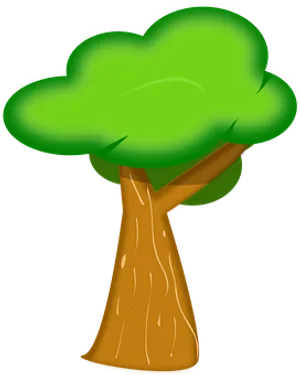 Cartoon_ Tree_ Vector_ Graphic