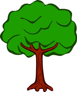 Cartoon_ Tree_ Vector_ Graphic PNG image