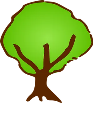 Cartoon Tree Vector Illustration