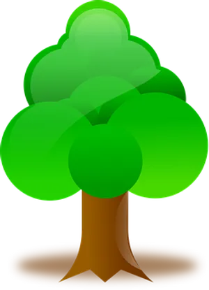 Cartoon Tree Vector Illustration