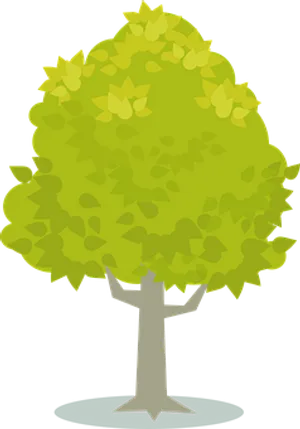 Cartoon Tree Vector Illustration