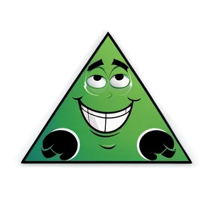 Cartoon Triangle Character PNG 05042024 PNG