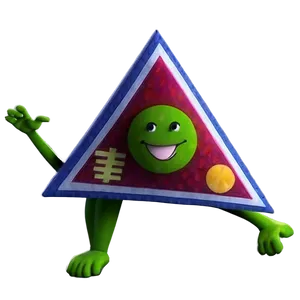 Cartoon Triangle Character Png Agx43 PNG image