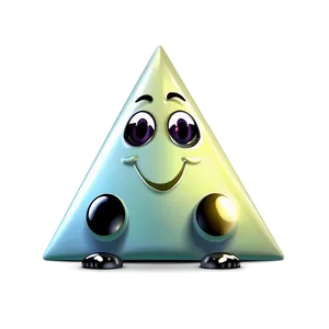 Cartoon Triangle Character Png Sti15 PNG image