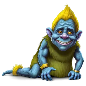 Cartoon Troll PNG Eyk49