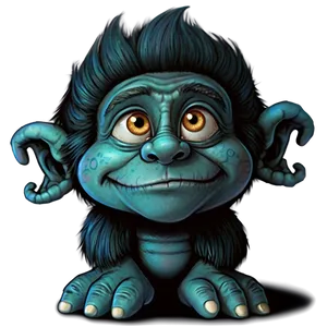Cartoon Troll PNG Slo