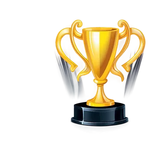 Cartoon Trophy A PNG image