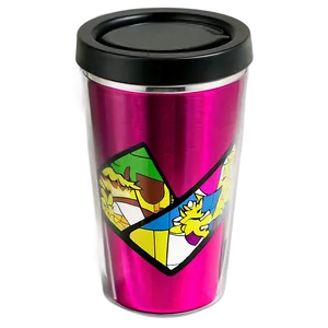 Cartoon Tumbler Cup Png 06272024 PNG image