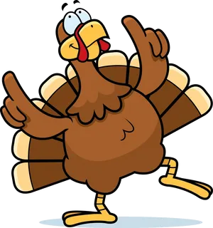 Cartoon Turkey Dancing