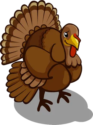 Cartoon Turkey Illustration PNG image