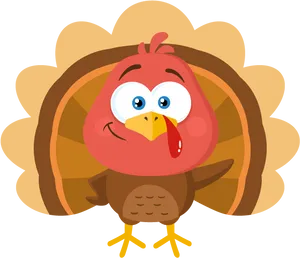 Cartoon Turkey Illustration