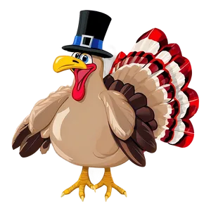 Cartoon Turkey In Disguise Png 06262024 PNG image