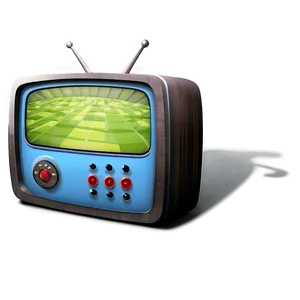 Cartoon Tv Icon PNG Ntk59