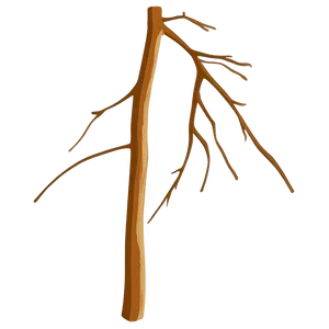 Cartoon Twig PNG 06132024