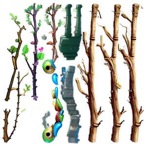 Cartoon Twig PNG 53