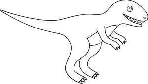 Cartoon Tyrannosaurus Rex Sketch PNG image