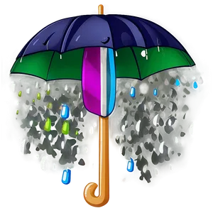Cartoon Umbrella PNG Bvn5