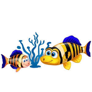 Cartoon Underwater World PNG Qby