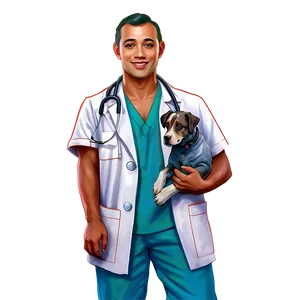 Cartoon Veterinarian Doctor Png Pyr79 PNG image