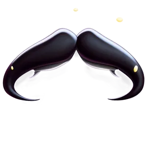 Cartoon Villain Mustache PNG 05042024