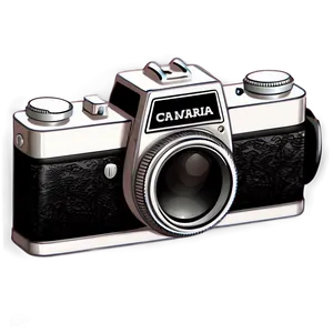 Cartoon Vintage Camera PNG Mie38 PNG