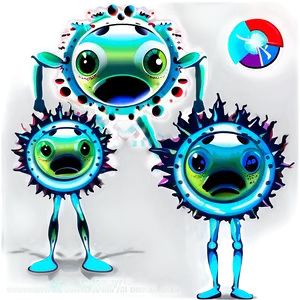 Cartoon Virus Family PNG Tmn68 PNG