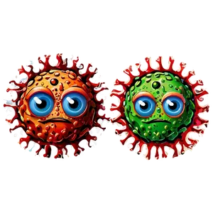 Cartoon Virus Family PNG Xwb