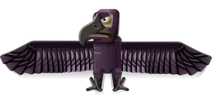 Cartoon Vulture Character