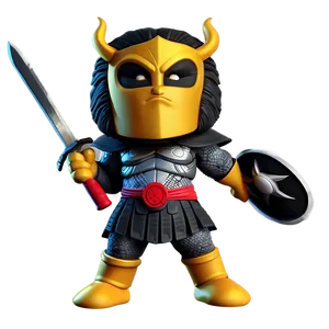 Cartoon Warriors PNG 75