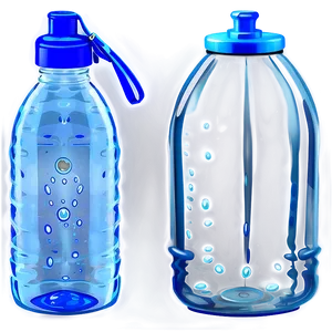 Cartoon Water Bottle Png Leq PNG image