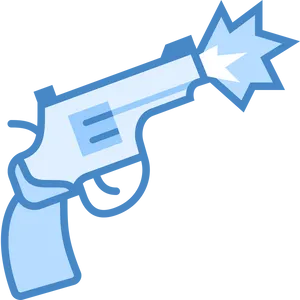 Cartoon Water Pistol Graphic