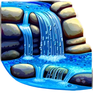 Cartoon Water Stream Png 59 PNG image