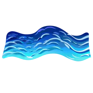 Cartoon Wave Pattern PNG Pro