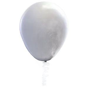 Cartoon White Balloon PNG 06212024