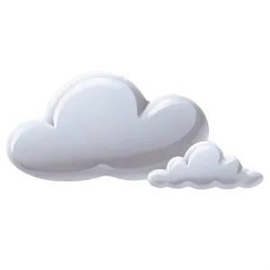 Cartoon White Cloud PNG Fux PNG
