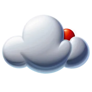 Cartoon White Cloud Png Hct4 PNG image