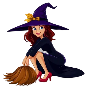 Cartoon Witches PNG 35