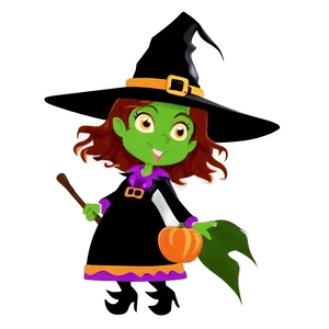 Cartoon Witches PNG Eaj87