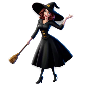 Cartoon Witches PNG Twu77