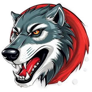 Cartoon Wolf Head Graphic Png Ehi21 PNG image