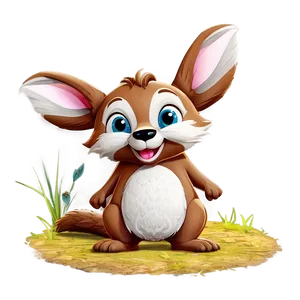 Cartoon Woodland Animal Scene PNG 16 PNG