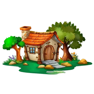 Cartoon Woodland House Png 63 PNG image