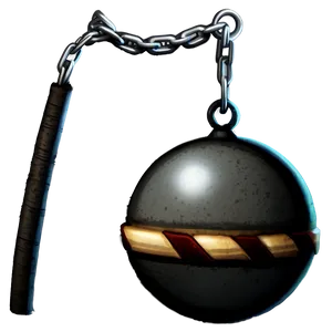 Cartoon Wrecking Ball Design Png 06112024 PNG image