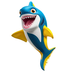 Cartoon Yellow Baby Shark Png 13 PNG image