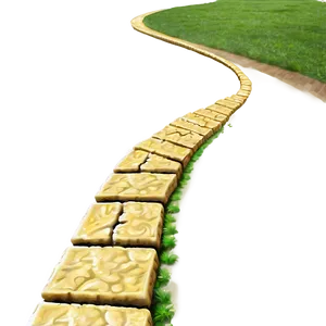 Cartoon Yellow Brick Road Png 06262024 PNG image