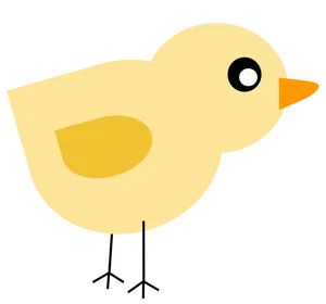 Cartoon Yellow Chick Graphic