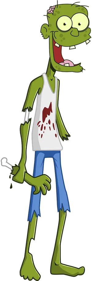 Cartoon Zombie Standing